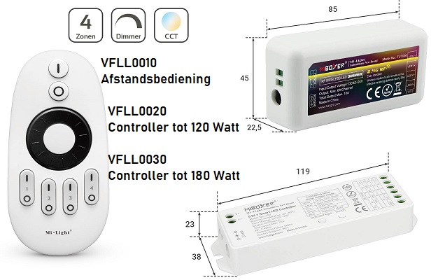 Etalagesysteem Dimmer - 12-24 V